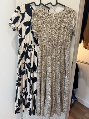 2 midi dresses